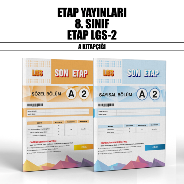 ETAP YAYIN 08.SINIF DENEME SAY/SÖZ 2-A - 25-26